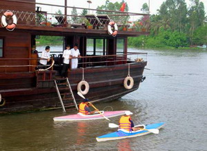 Kayak Bassac-delta du mékong